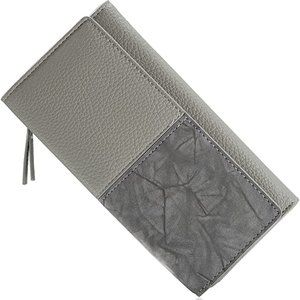 [Vaseta] Gray Faux Leather Wallet With RFID Blocking 🩶